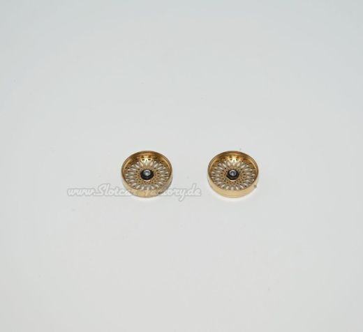 16,5 mm Felgeneinsatz BMW M1 Kreuzspeiche Gold (Satz 4 Stück)