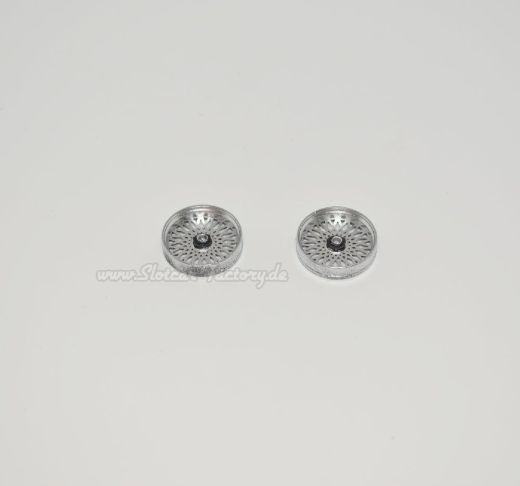 16,5 mm Felgeneinsatz BMW M1 Kreuzspeiche Silber (Satz 4 Stück)
