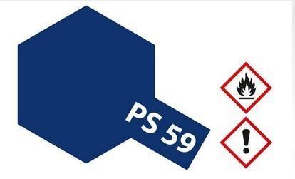 PS-59  Dkl. Metallic Blau für Polycarbonat 100 ml