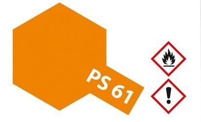PS-61  Metallic Orange für Polycarbonat 100 ml