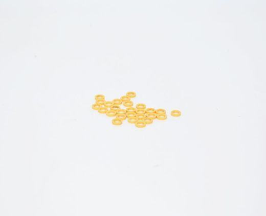 Achsdistanz Frankenslot POM 1,0 mm gelb (25x)