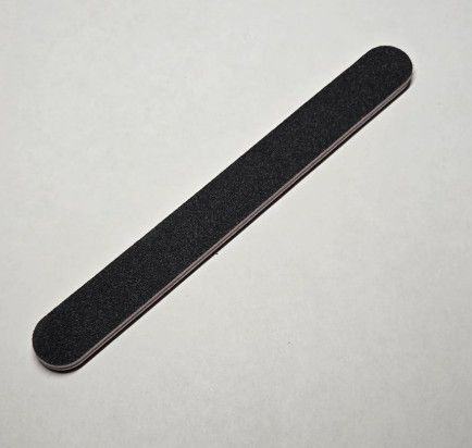 Sandpapier Feile Körnung 100 / 180 schwarz halbrund