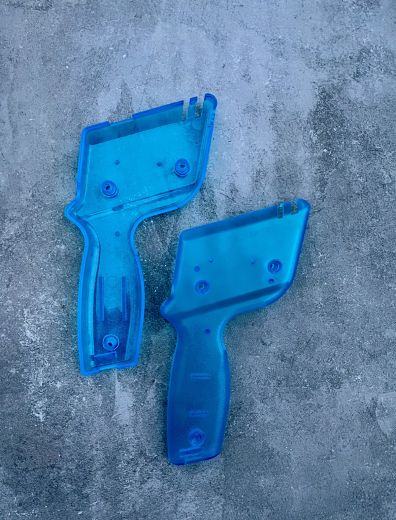 Frankenslot Controller Gehäuse transluzent BLAU – made by „Frankenslot“