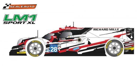 SCALEAUTO LMP 07 No. 28 in Wettbewerbsversion mit Metall-Chassis