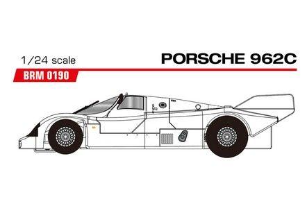 BRM Porsche 962C - Full White Kit