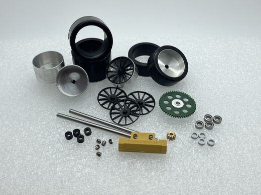 Umbaukit Carrera AMG SLS GT3 komplett Kit Vorder- u. Hinterachse