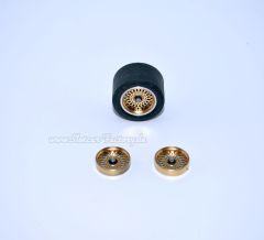16,5 mm Felgeneinsatz BMW M1 Kreuzspeiche Gold (Satz 4 Stück)