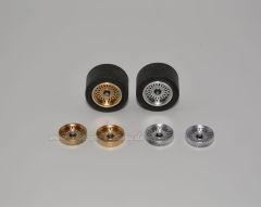 16,5 mm Felgeneinsatz BMW M1 Kreuzspeiche Gold (Satz 4 Stück)