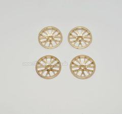 19,1 mm Felgeneinsatz BBS GT3 (Satz vo. + hi.) gold