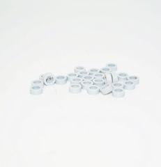 Achsdistanz Frankenslot POM 2,0 mm silber (25 x)