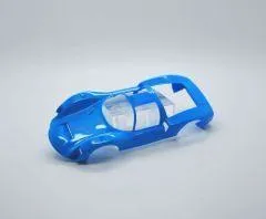 Porsche Carrera 6 blau (Karosserie ohne Anbauteile)