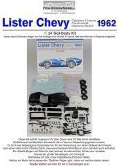 Lister Chevy Karosserie Bausatz  Fein-Design