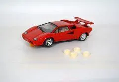Karosserie Countach rot mit 3D Chassis Kit