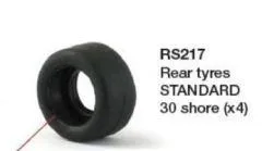 Rear Tires 25 Shore - 4 Stück  Alfa GTA RS217G