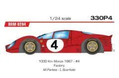 BRM Ferrari 330 P4 #4 - Monza 1000km 1967 - M. Parkes - L. Scarfiotti